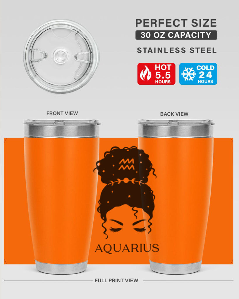 aquarius 81#- zodiac- Tumbler