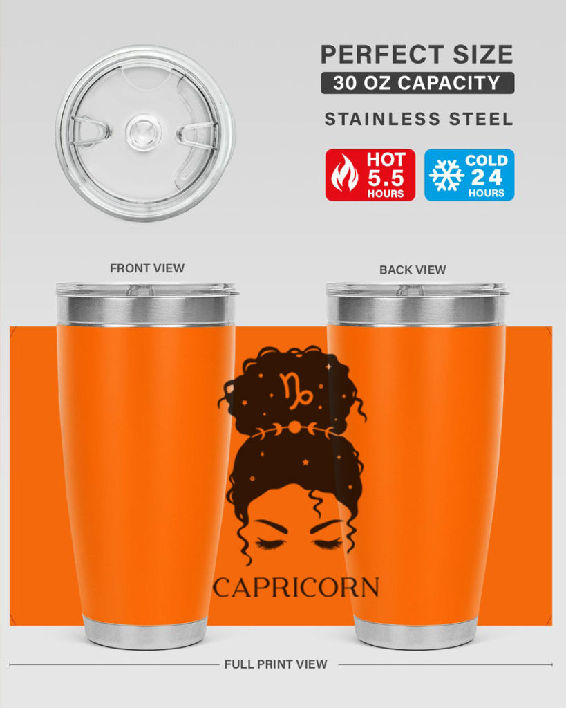 capricorn 204#- zodiac- Tumbler
