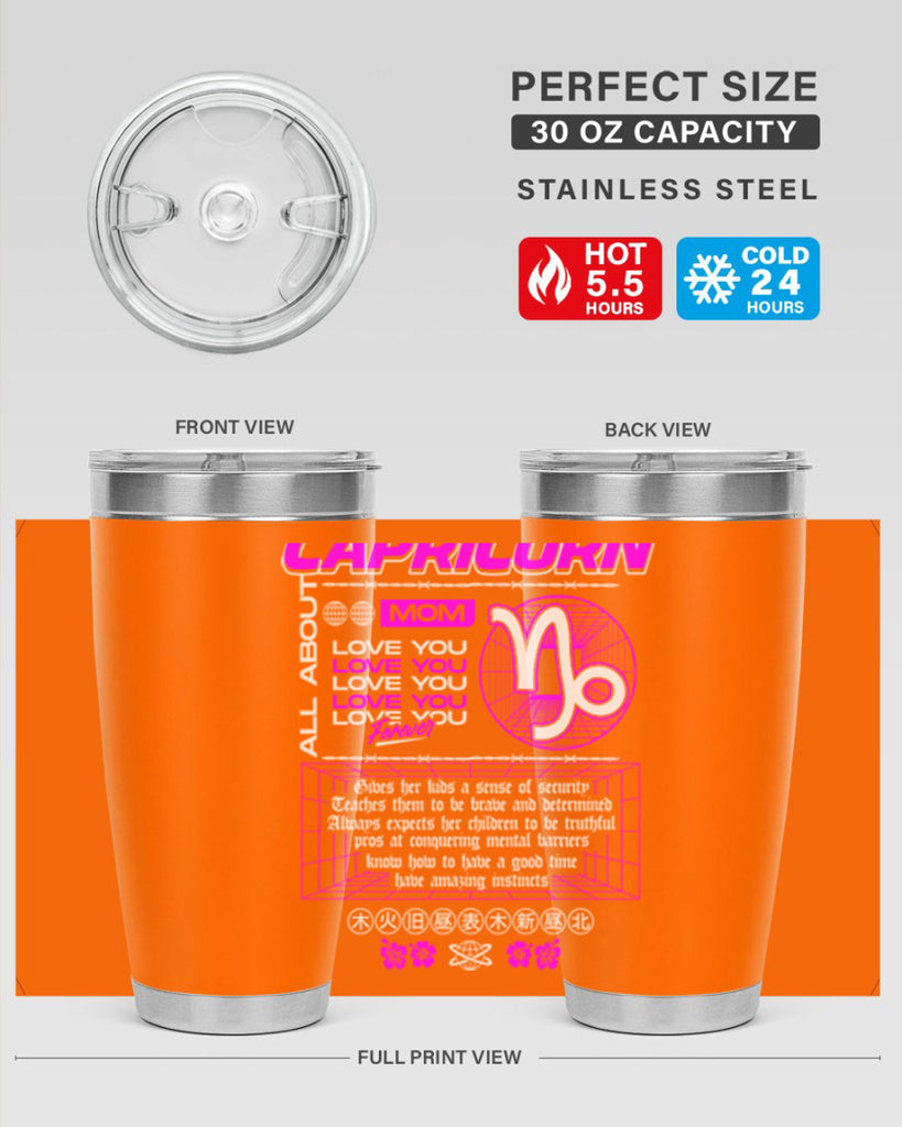 capricorn 208#- zodiac- Tumbler