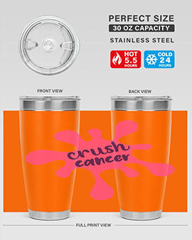crush cancer Style 18#- breast cancer- Tumbler