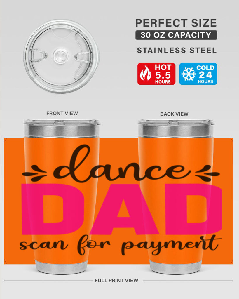 dance dad scan for payment 22#- ballet- Tumbler