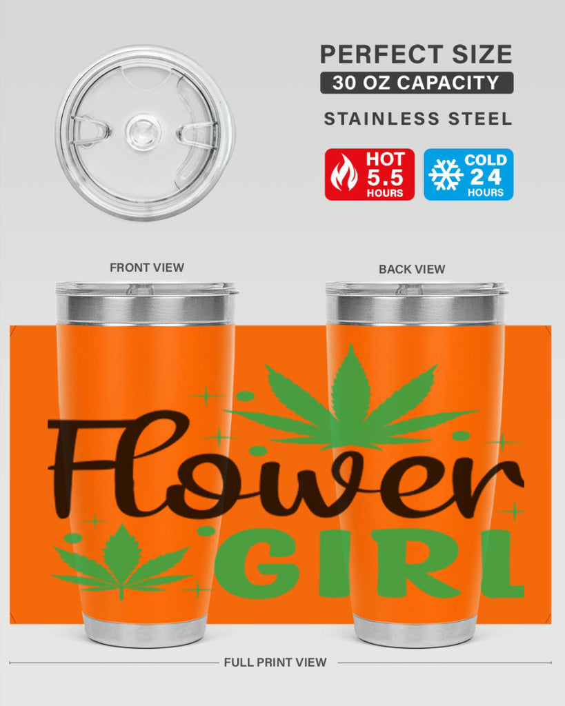 flower girl 83#- marijuana- Tumbler