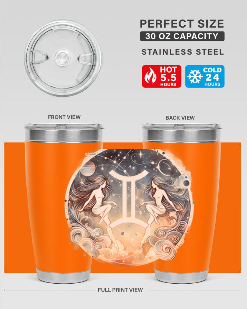 gemini 247#- zodiac- Tumbler