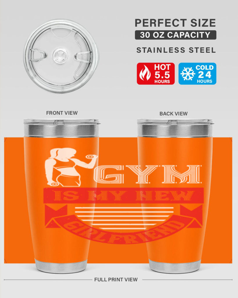 gym is my new girlfriend 97#- gym- Tumbler