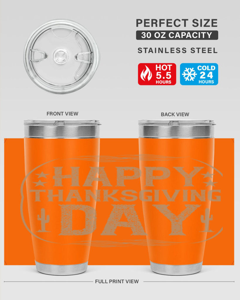 happy thanksgiving day 35#- thanksgiving- Tumbler