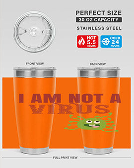 i am not a virus Style 36#- corona virus- Tumbler