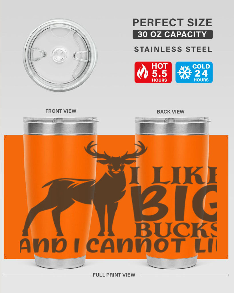 i like big bucks and i cannot lie 8#- hunting- Tumbler
