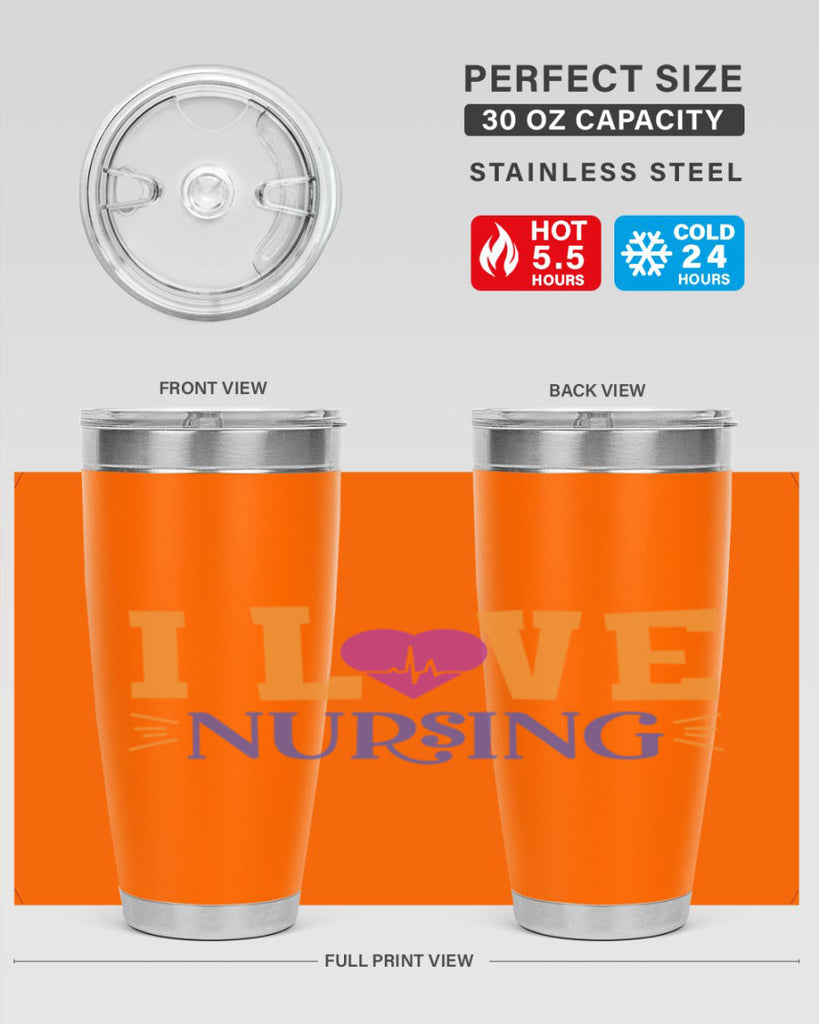 i love nursing Style Style 173#- nurse- tumbler