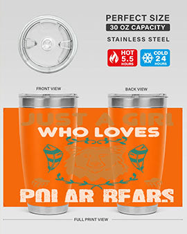 just a girl who loves polar bear 22#- Bears- Tumbler