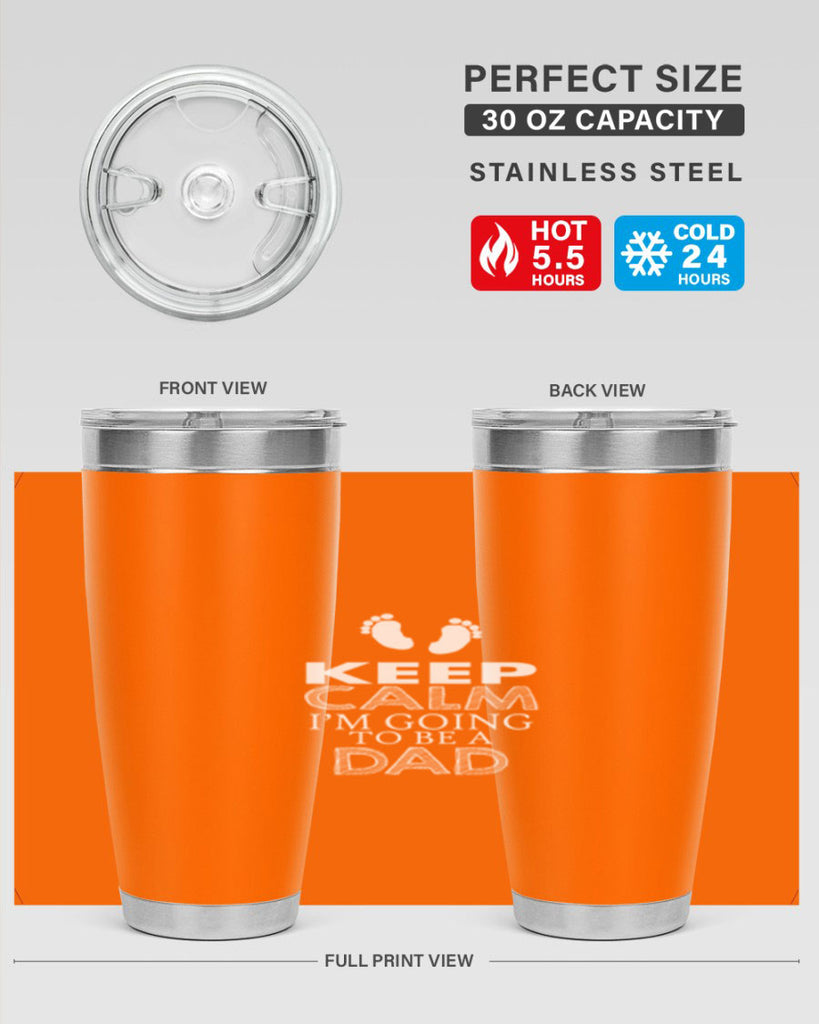 keep clam i am going to be a dad 2#- dad- Tumbler