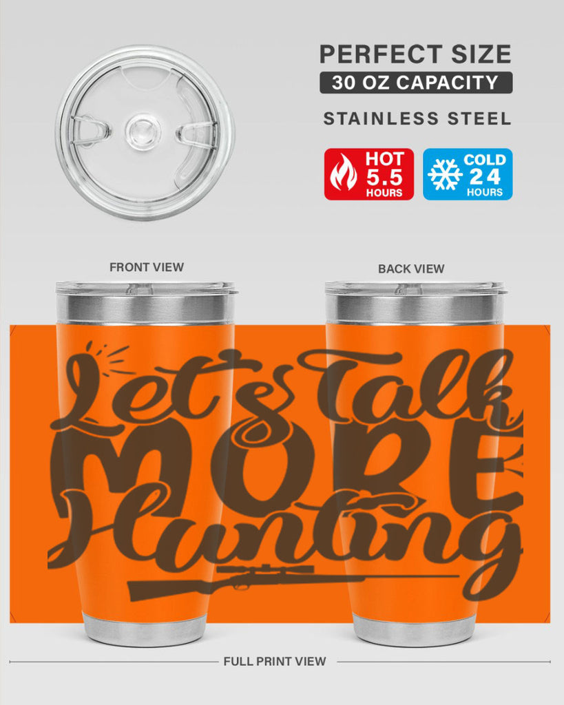 lets talk more hunting 6#- hunting- Tumbler