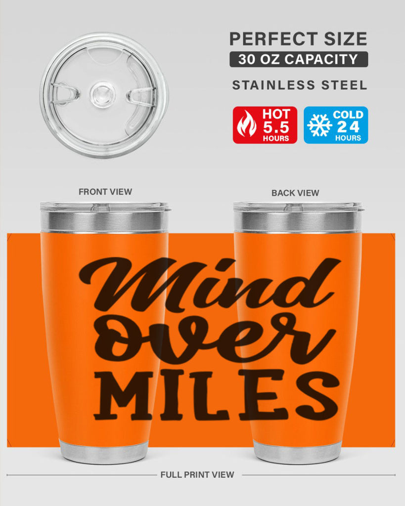 mind over miles 28#- gym- Tumbler