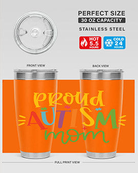 proud autism mom Style 35#- autism- Tumbler