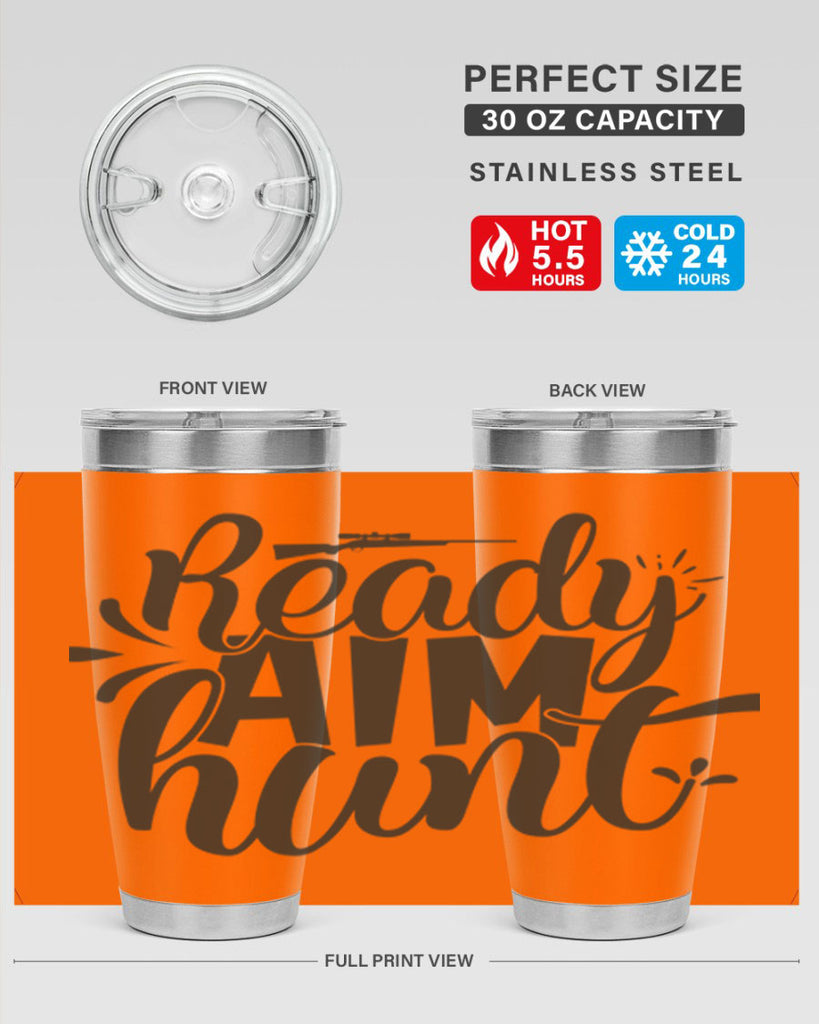 ready aim hunt 4#- hunting- Tumbler
