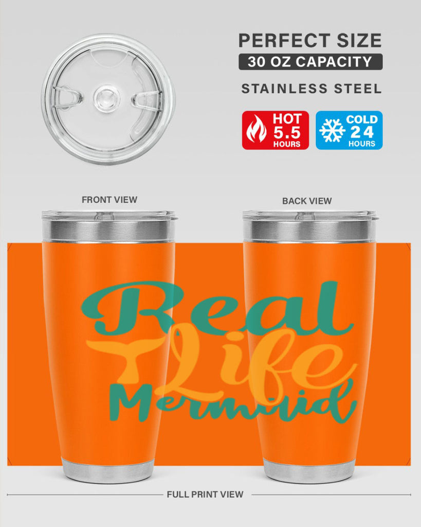 real life mermaid Style 80#- summer- Tumbler