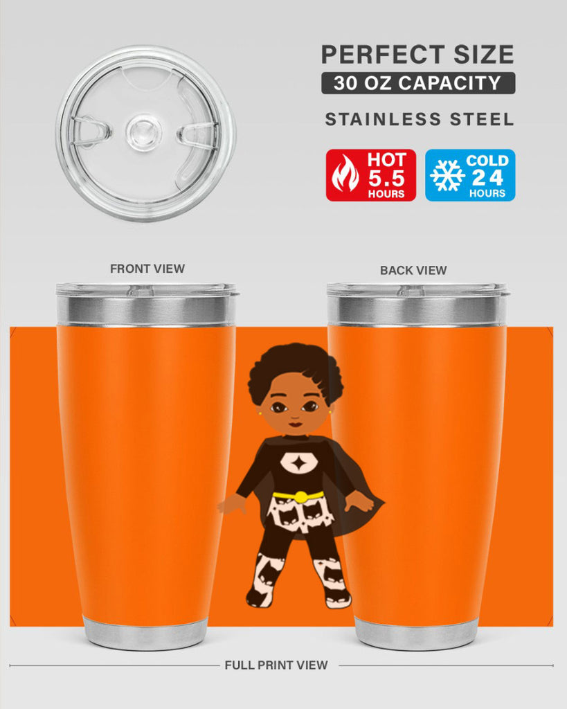 super kid 11#- black men - boys- tumbler