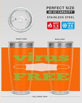 virus free Style 20#- corona virus- Tumbler