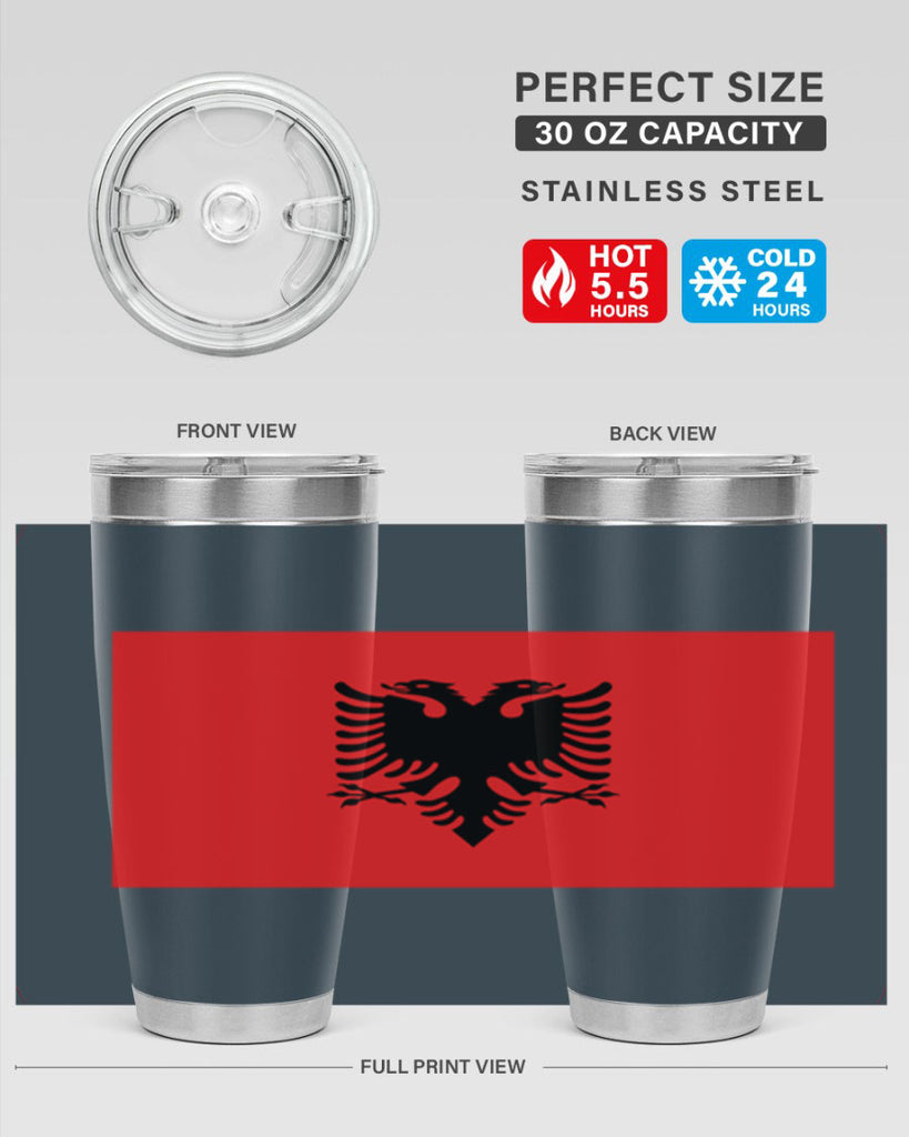 Albania 196#- world flags- Tumbler