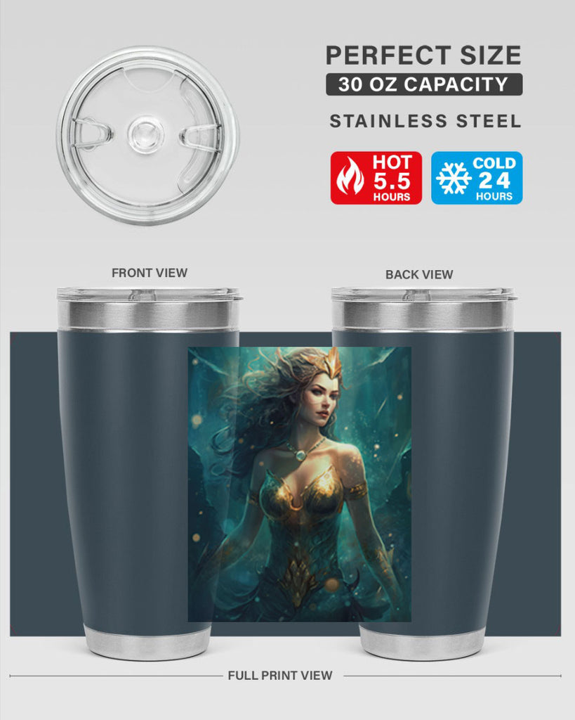 Aquarius 52#- zodiac- Tumbler