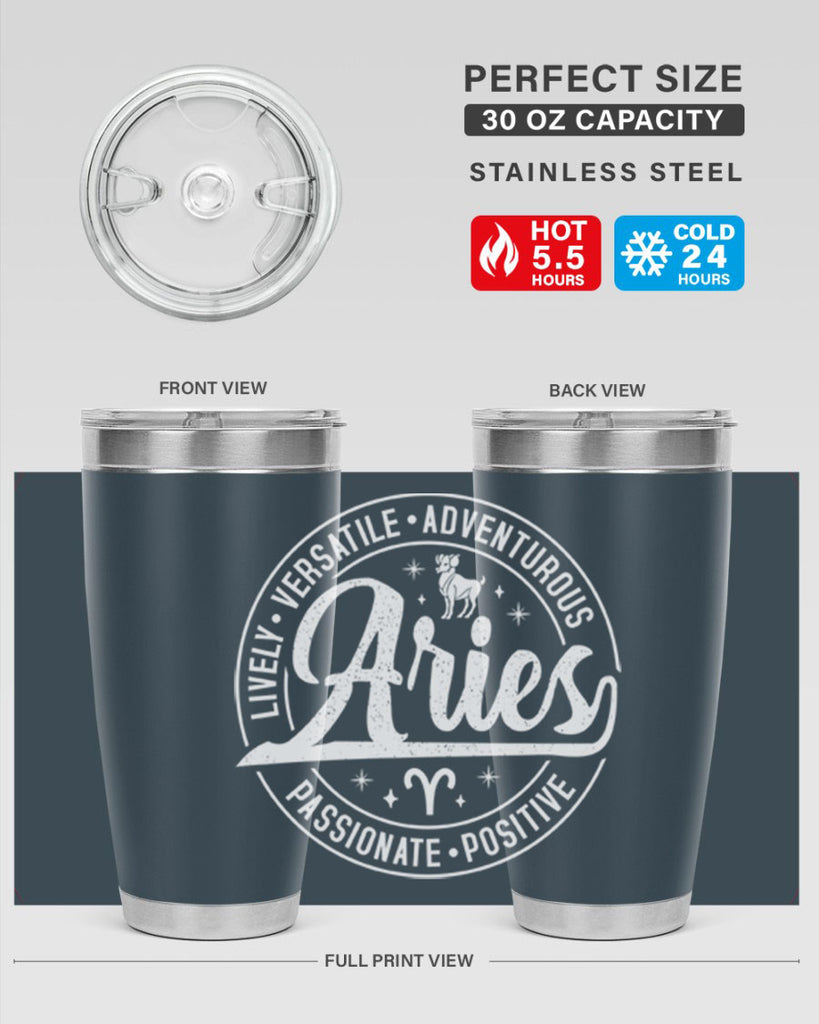 Aries 103#- zodiac- Tumbler
