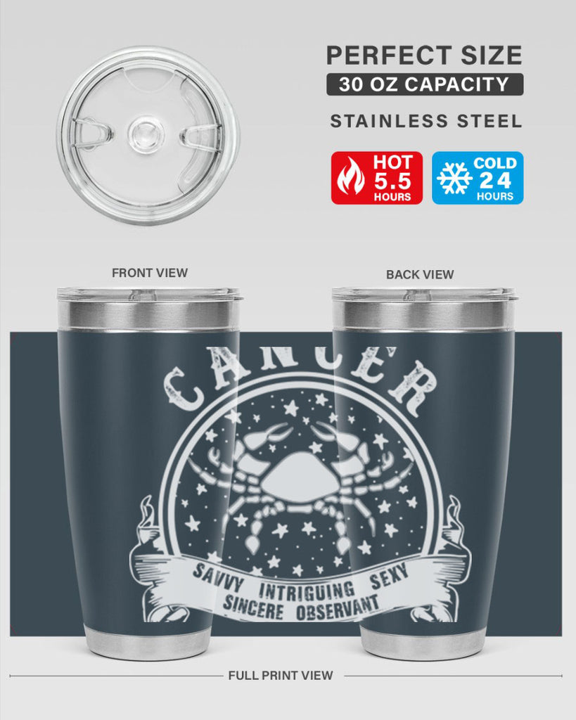 Cancer 14#- zodiac- Tumbler