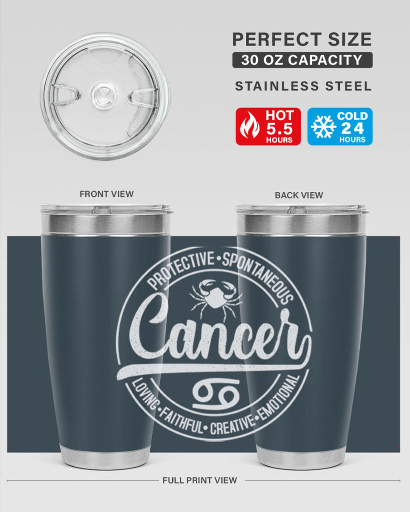 Cancer 154#- zodiac- Tumbler