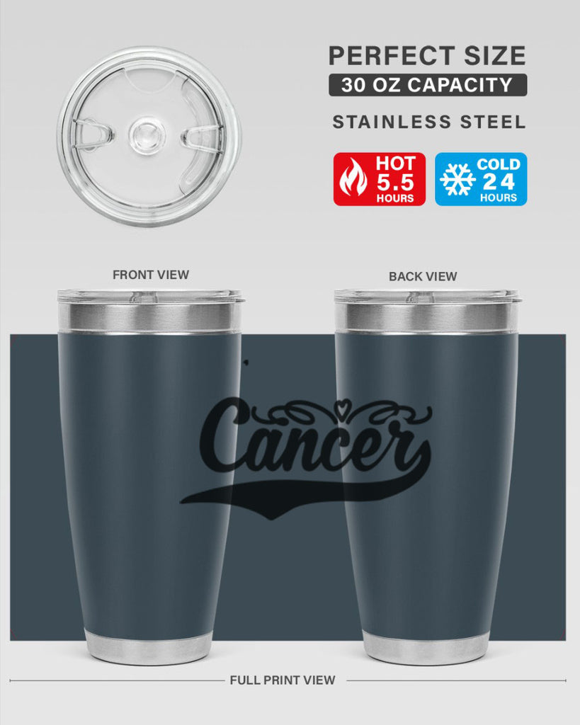 Cancer 155#- zodiac- Tumbler