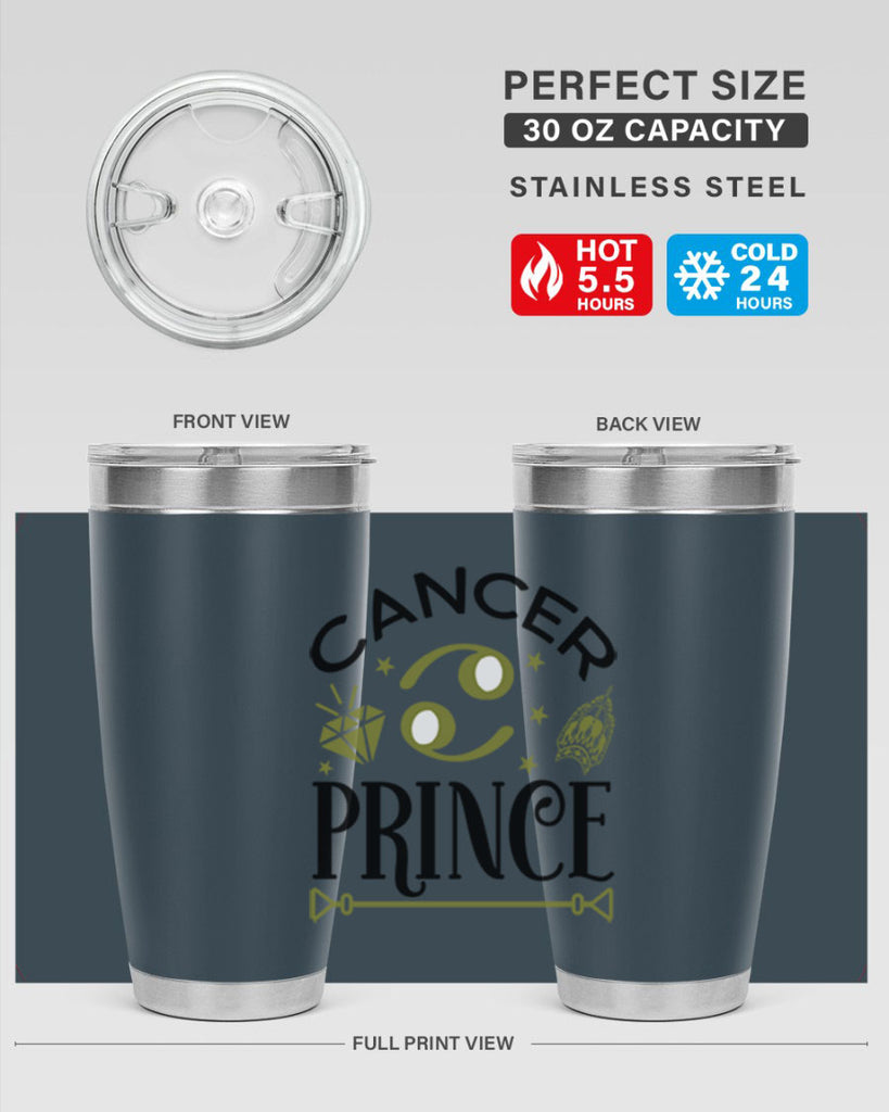 Cancer prince 159#- zodiac- Tumbler