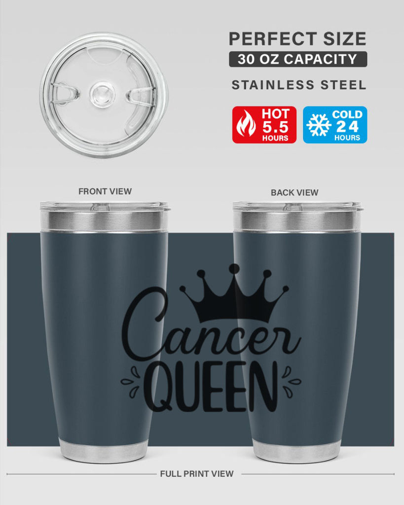 Cancer queen 161#- zodiac- Tumbler