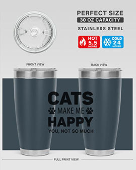 Cats Make Me Style 40#- cat- Tumbler