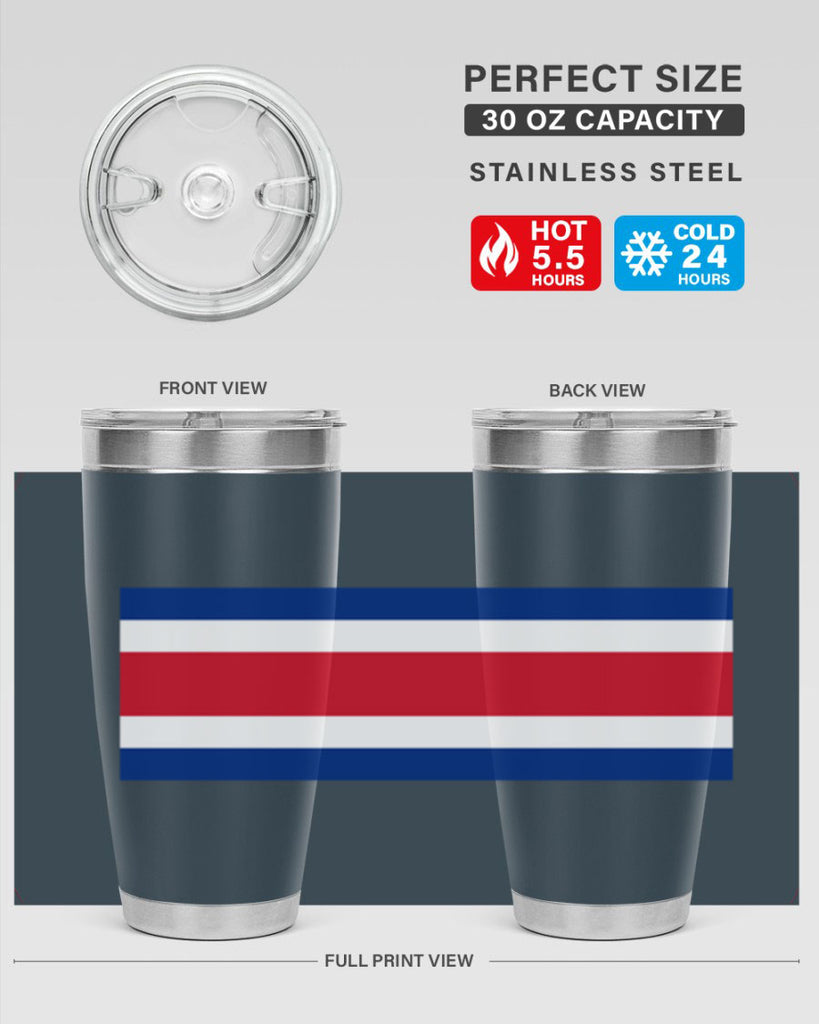 Costa Rica 157#- world flags- Tumbler