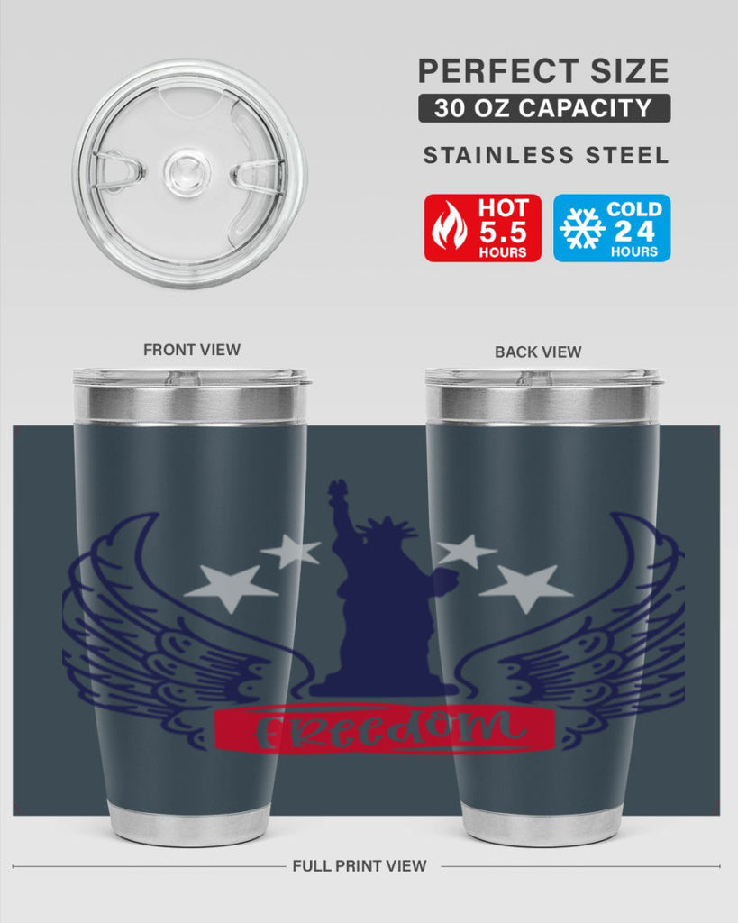 Freedom Style 150#- Fourt Of July- Tumbler