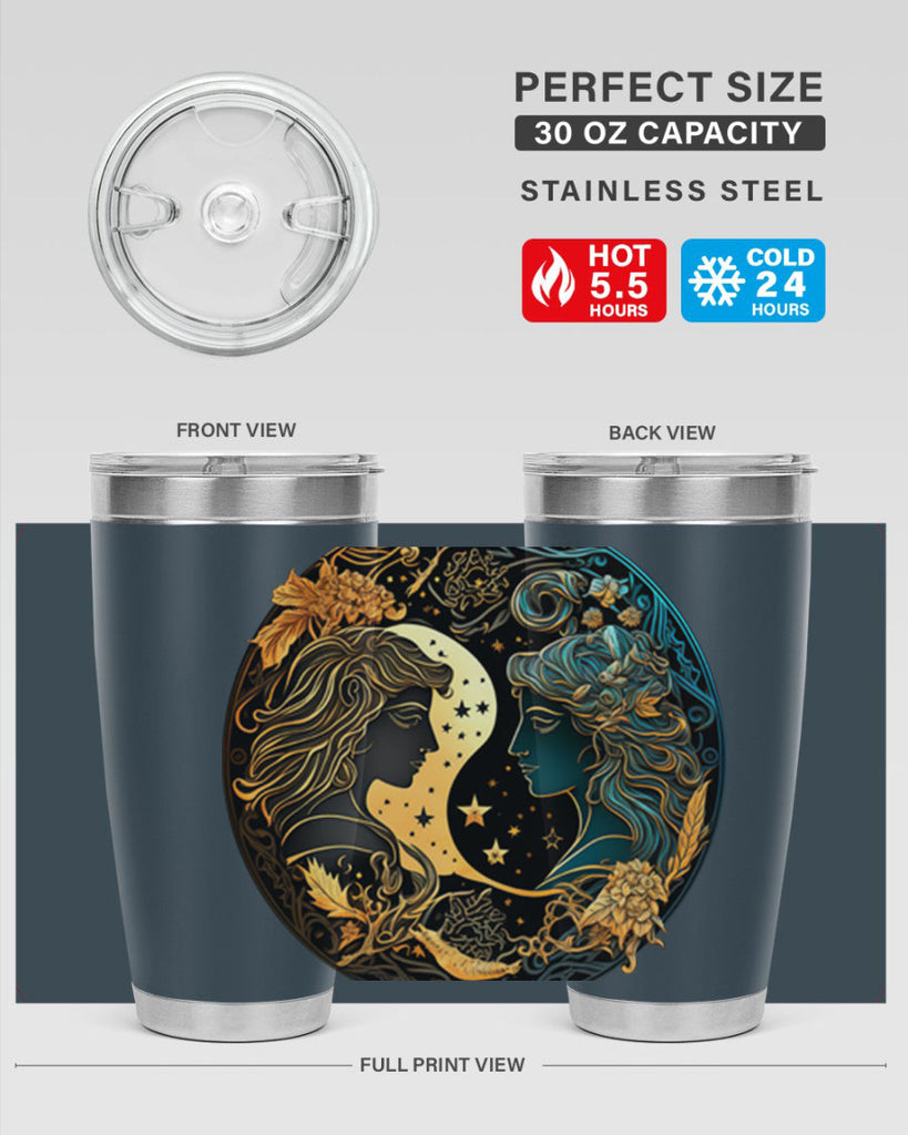 Gemini 216#- zodiac- Tumbler