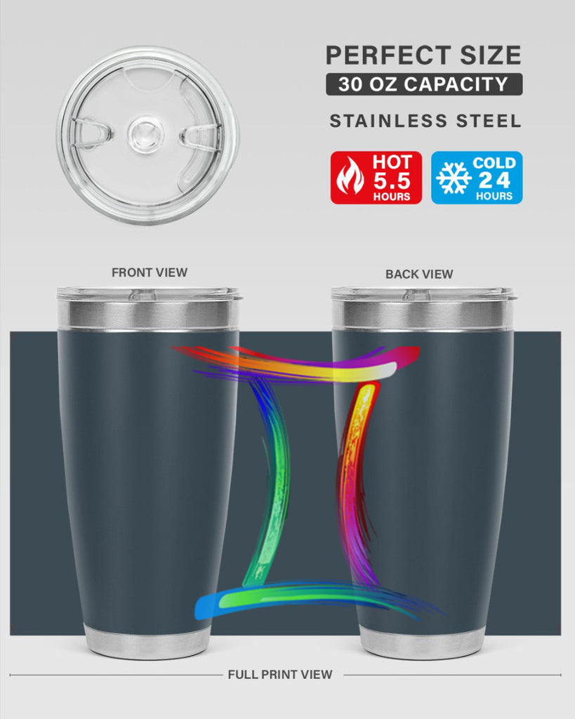 Gemini 222#- zodiac- Tumbler