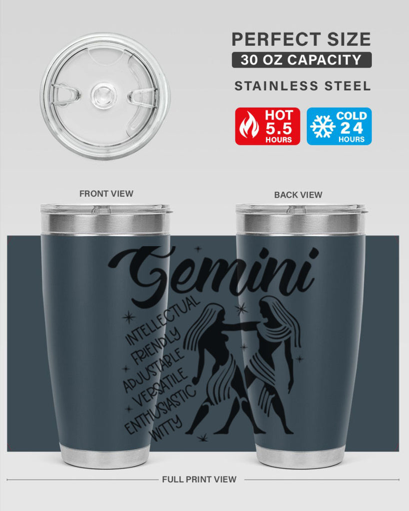 Gemini 223#- zodiac- Tumbler