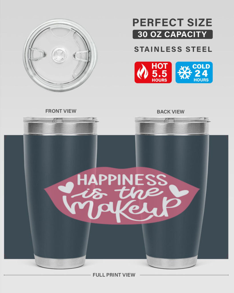 Happiness is the Makeup Style 92#- make up- Tumbler