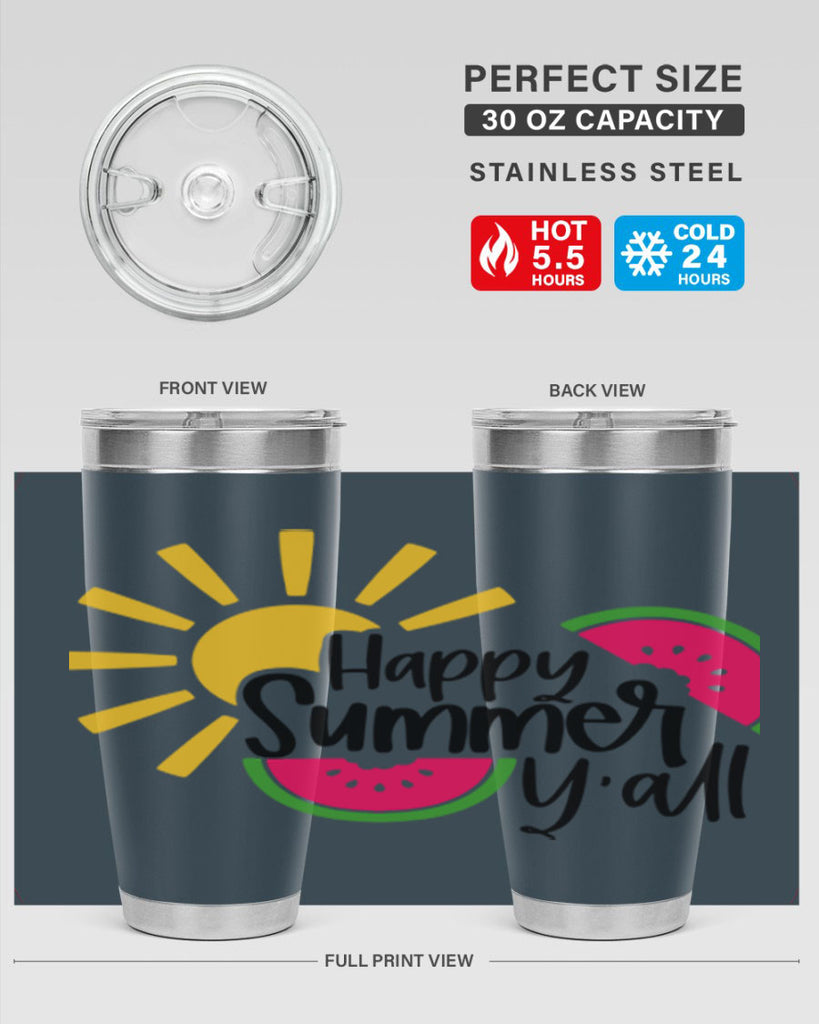 Happy Summer Yall Style 41#- summer- Tumbler