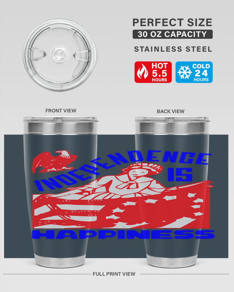 Independence is Style 26#- Fourt Of July- Tumbler