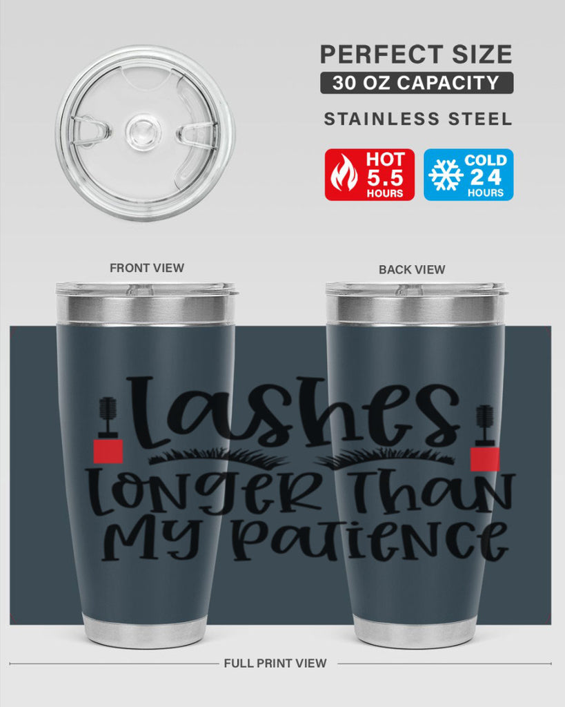 Lashes Longer Than My Patience Style 231#- make up- Tumbler