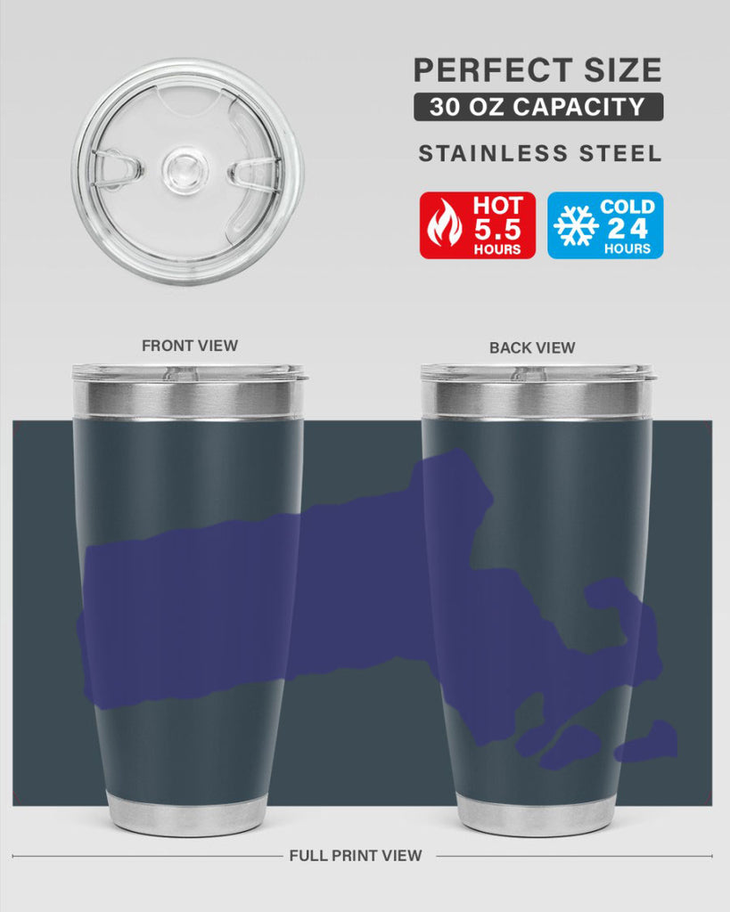 Massachusetts 30#- stateflags- Tumbler