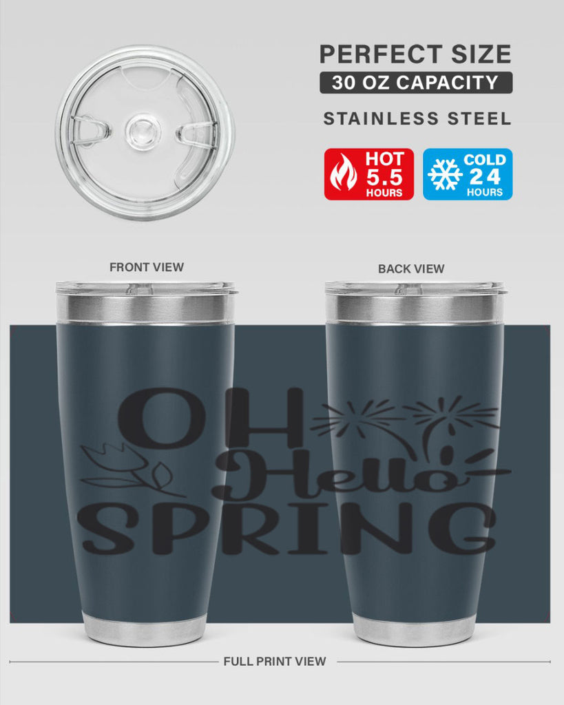 Oh hello spring 358#- spring- Tumbler