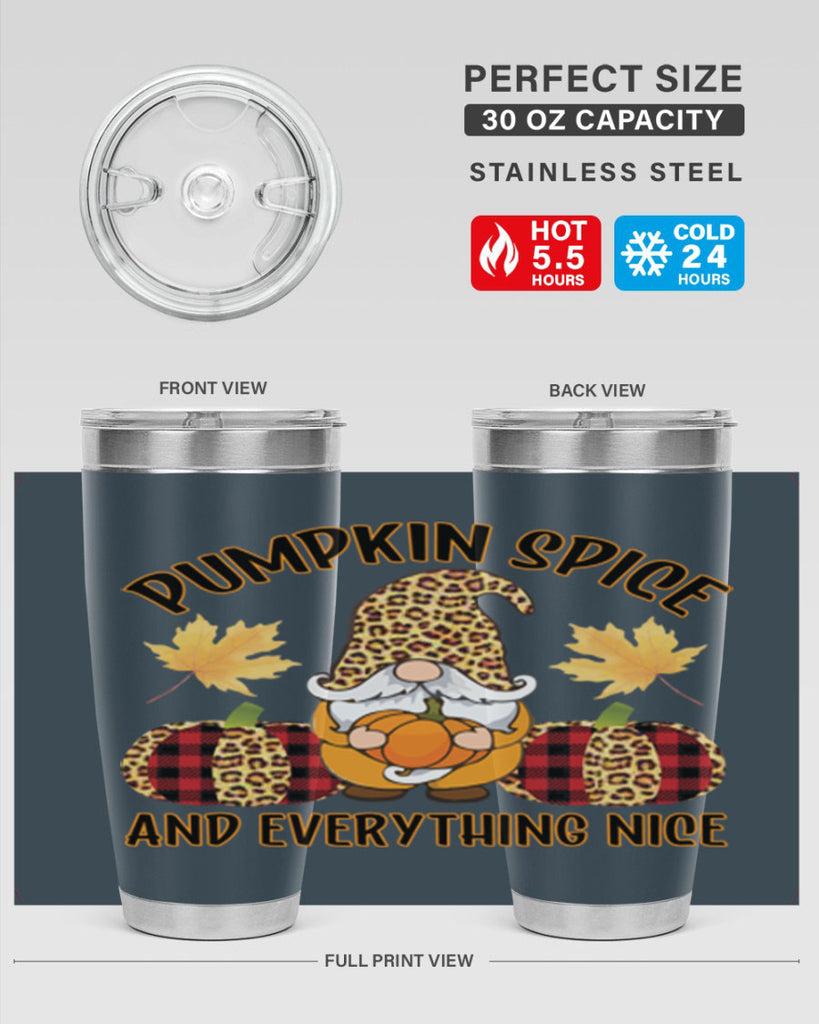 Pumpkin Spice and Everything Nice 534#- fall- Tumbler