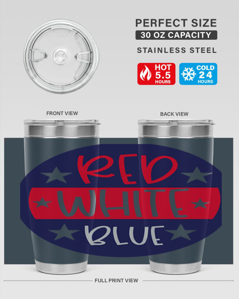 Red White Blue Style 170#- Fourt Of July- Tumbler
