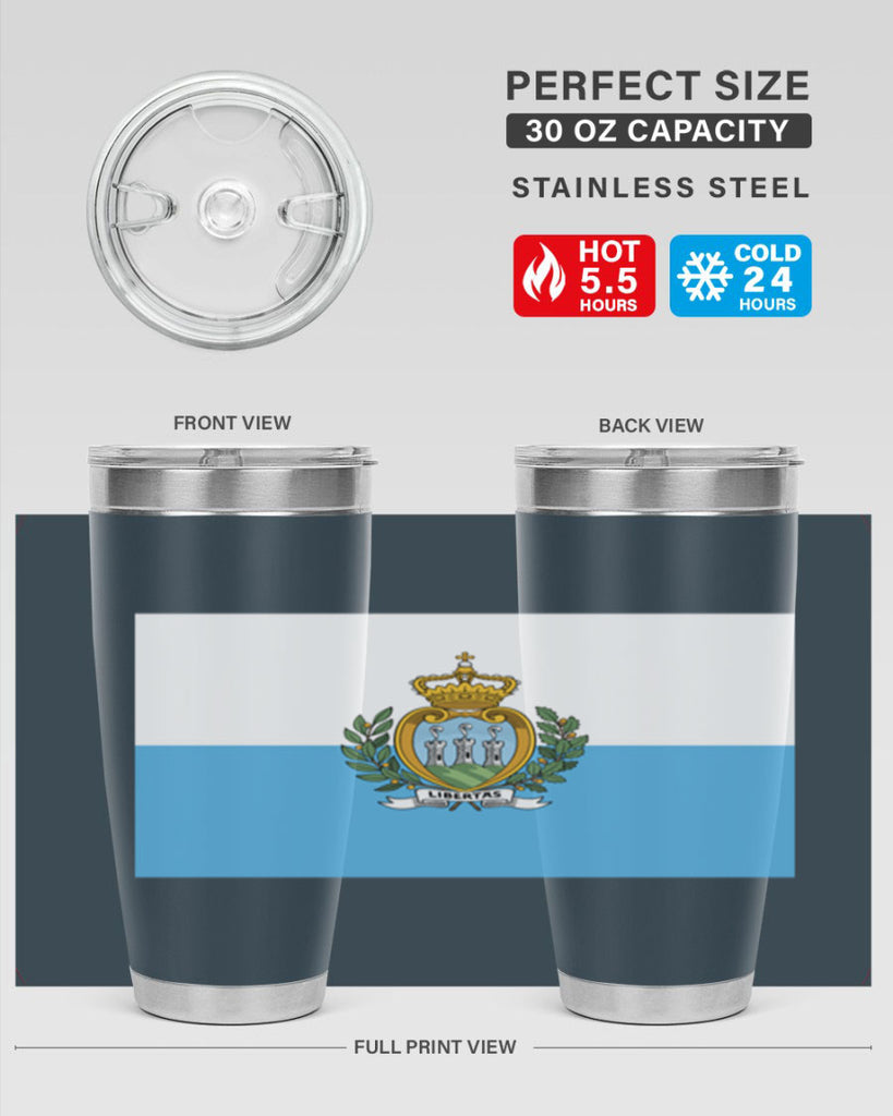 San Marino 48#- world flags- Tumbler