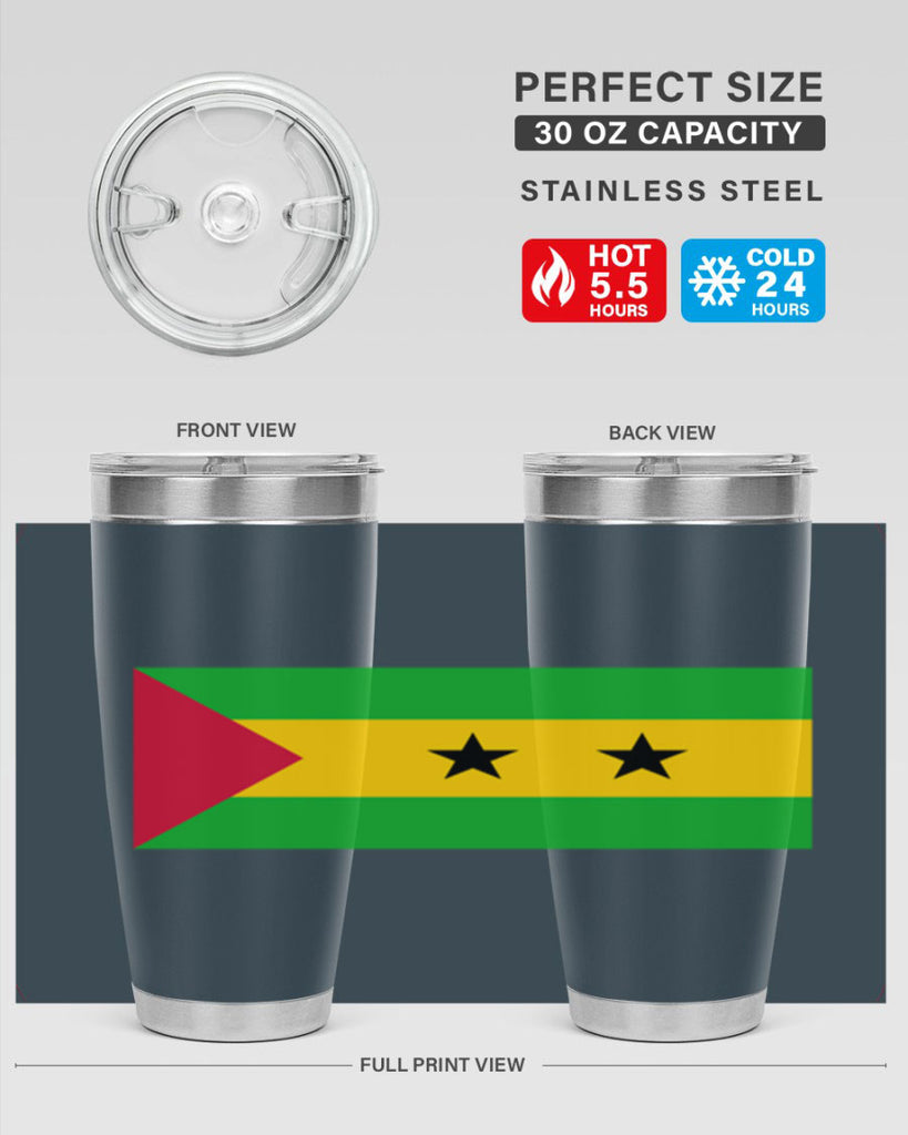 Sao Tome and Principe 47#- world flags- Tumbler