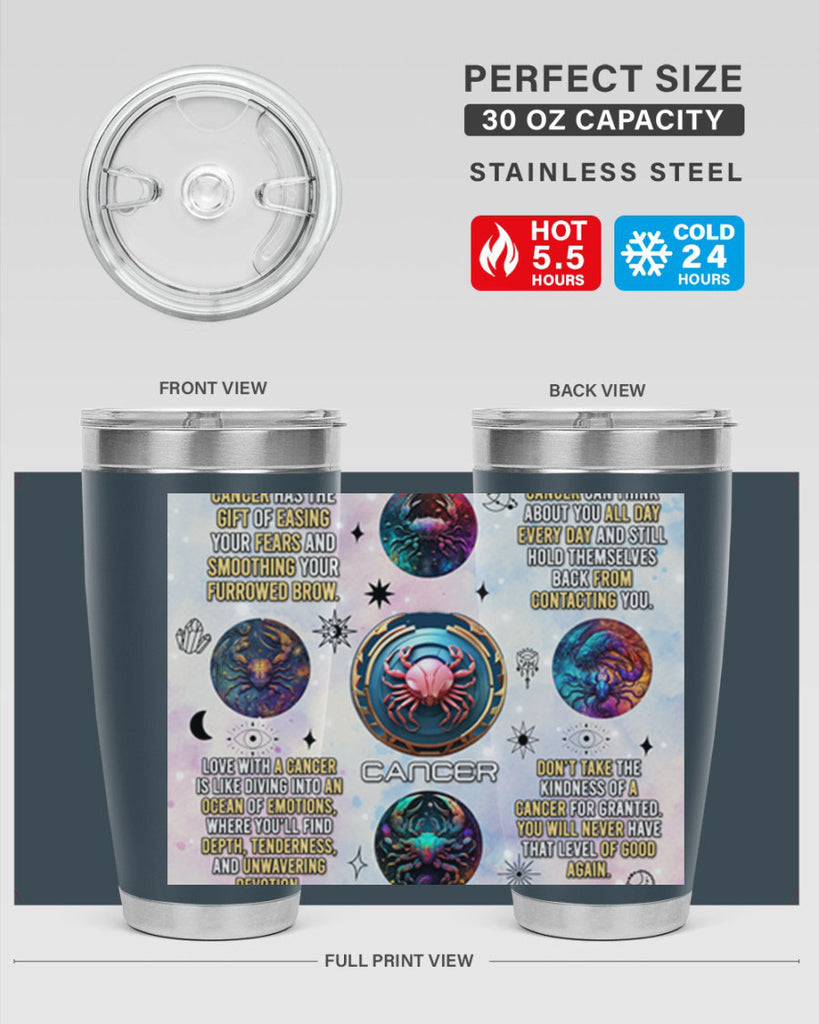 StraightCancer 470#- zodiac- Tumbler