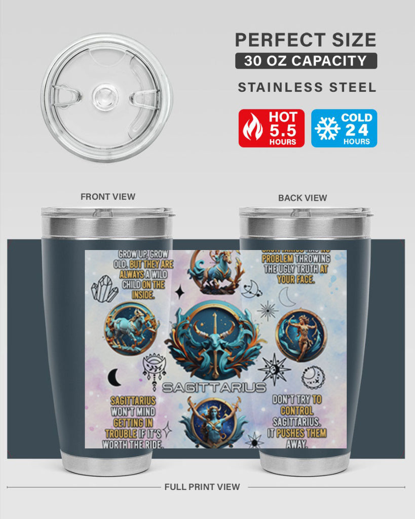 StraightSaggitarius 476#- zodiac- Tumbler