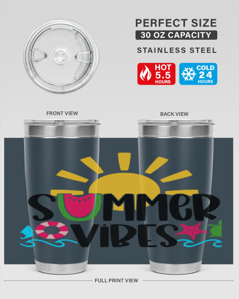 Summer Vibes Style 19#- summer- Tumbler