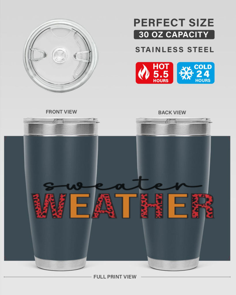 Sweater Weather 587#- fall- Tumbler