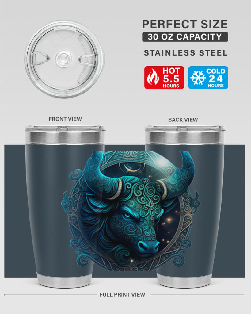 Taurus 485#- zodiac- Tumbler